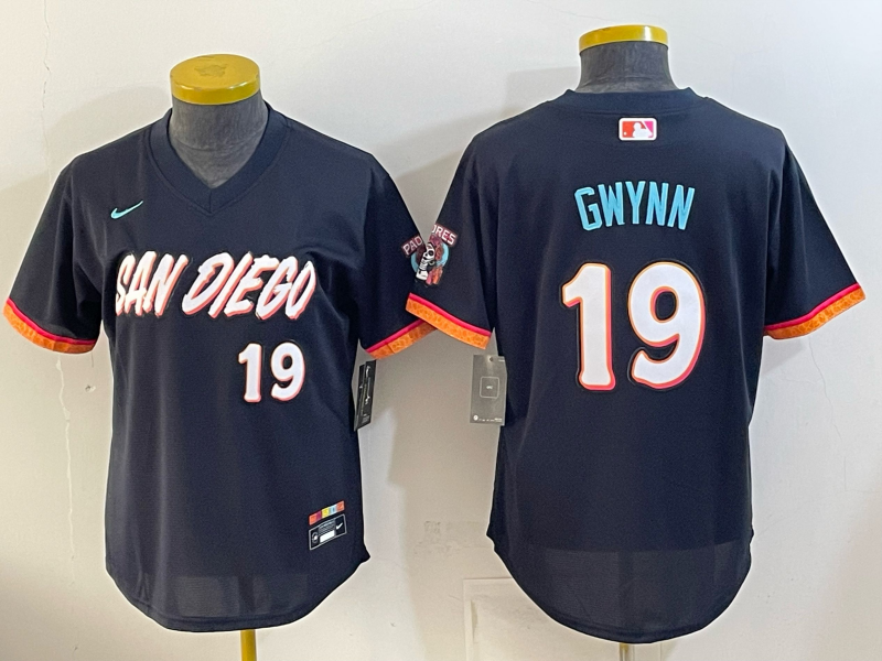 youth San Diego Padres #19 Gwynn Nike blue MLB 2026 Jersey 0687001